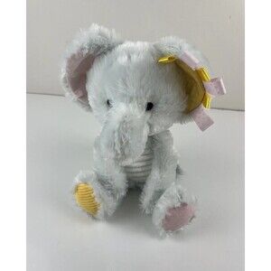 Make Believe Ideas Snuggable Elephant Plush Stuffed Animal Rattle Sensory Lovey